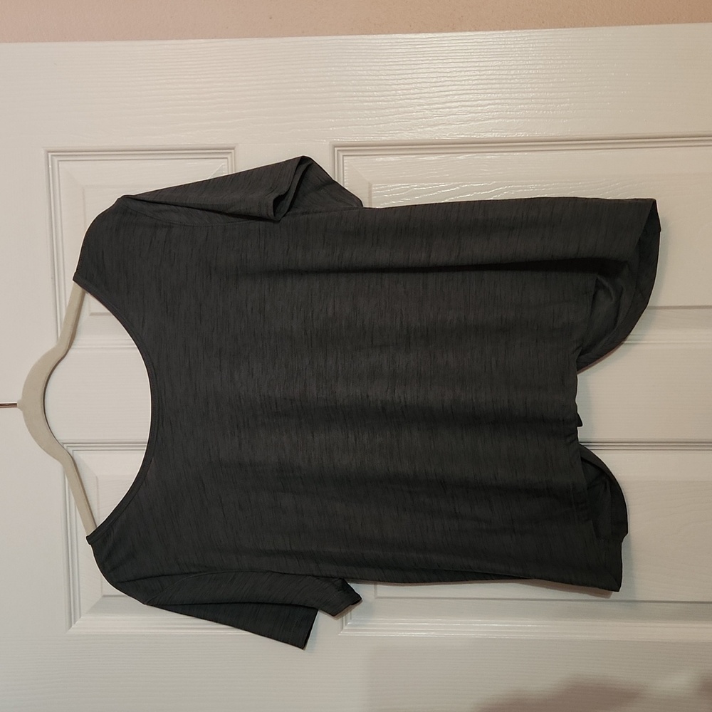 Green Tie Front Top